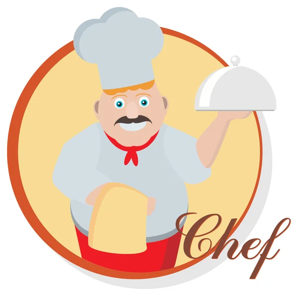 Chef de dibujos animados — Vector de stock