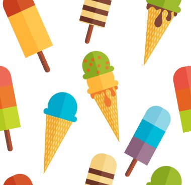 Dondurma pürüzsüz desen