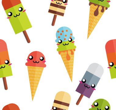 Dondurma pürüzsüz desen