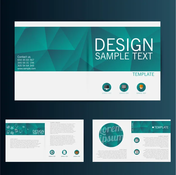 Brochure design flyer — Image vectorielle