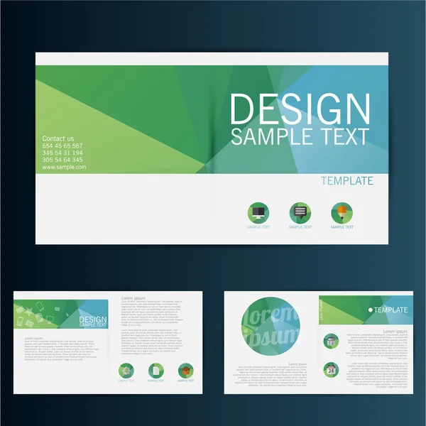 Brochure design flyer — Image vectorielle