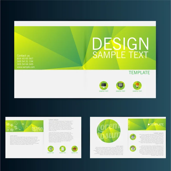 Brochure design flyer — Image vectorielle