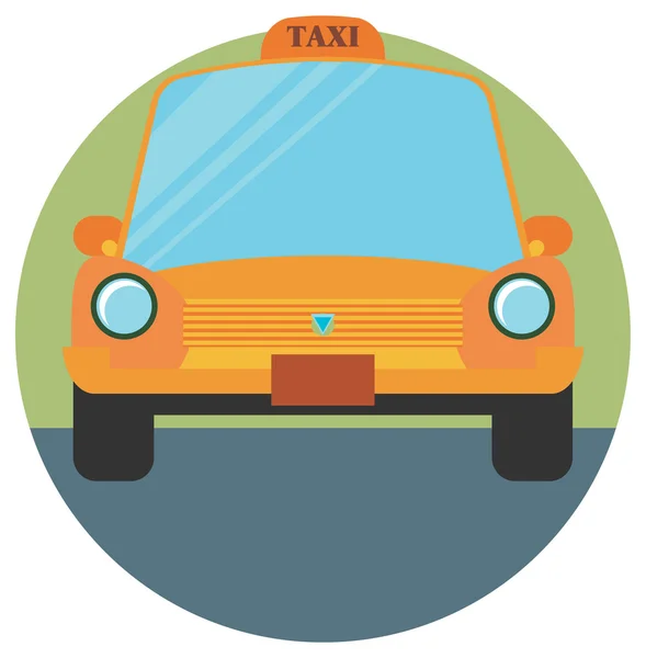 タクシーのグラフィック デザイン — ストックベクタ