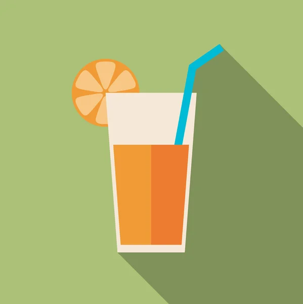 Icono de vaso de jugo — Vector de stock