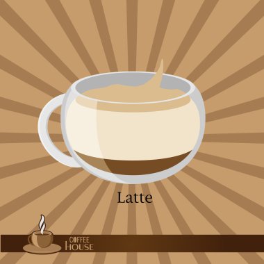 Üzerinde kahverengi bir kahve fincanı