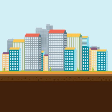 Kentsel peyzaj evleriyle