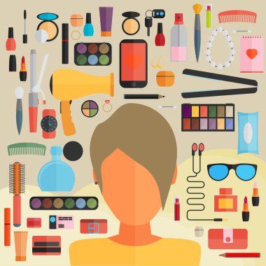 Araçları için makyaj seti