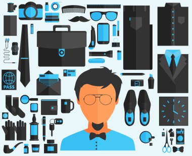 Elbise ve aksesuar koleksiyonu