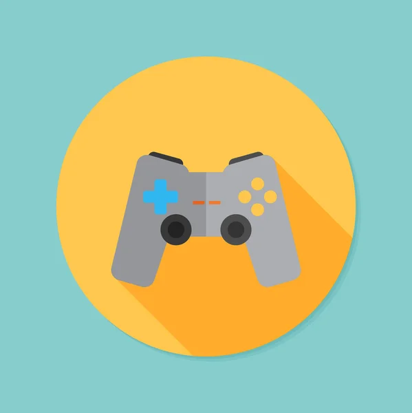 Joystick. Icono plano — Vector de stock