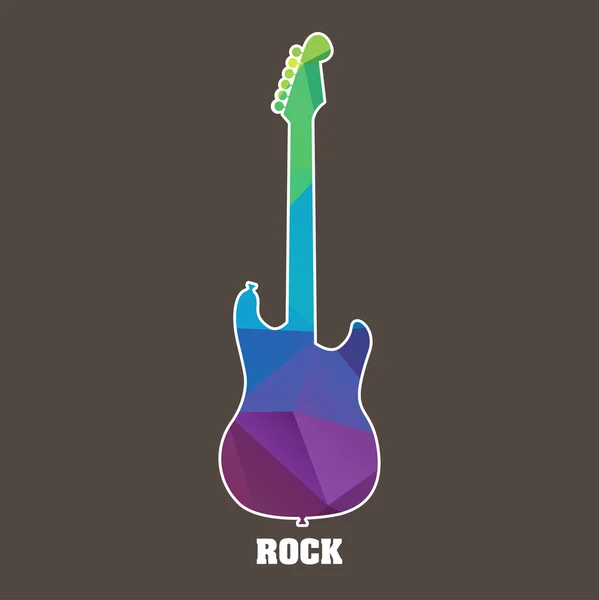 Rock Festivali tasarım şablonu — Stok Vektör