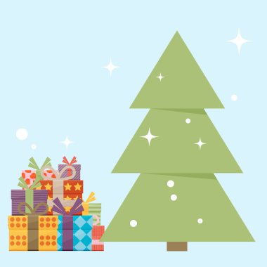 Noel ağacı ve hediyeler