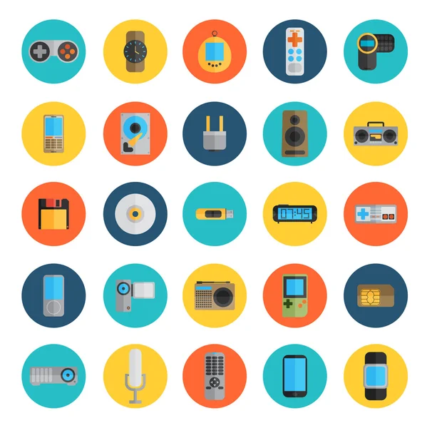 Electronics icon set — Stock Vector