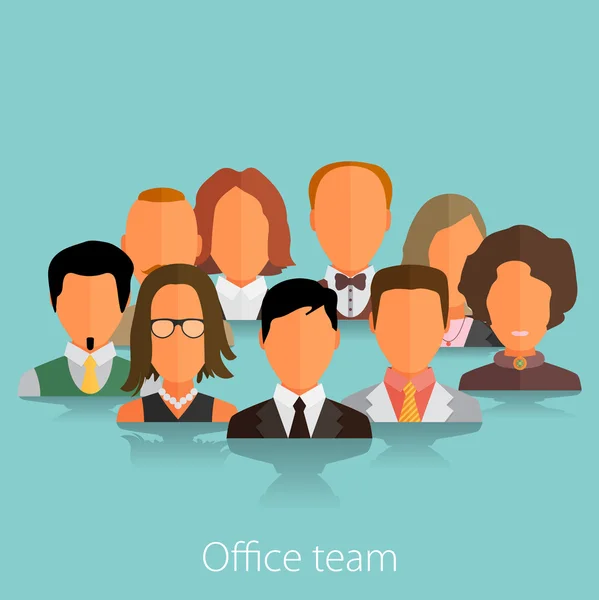 Project team avatars — Stock Vector