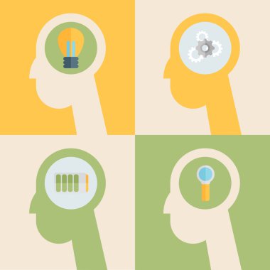 Ntellectual iş simgeleri