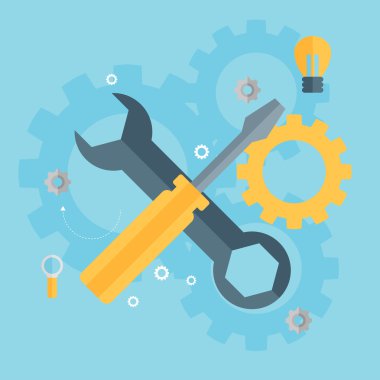 Düz onarım simgesi