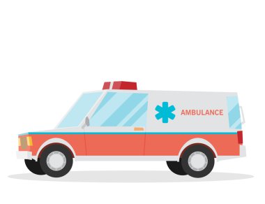 Düz ambulans araba