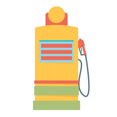 benzin istasyonunda pompa yakıt meme ile