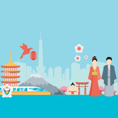 Japonya arka plan tasarım