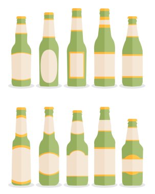 bira şişeleri Icon set