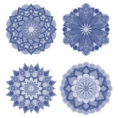 yuvarlak süsleme desen