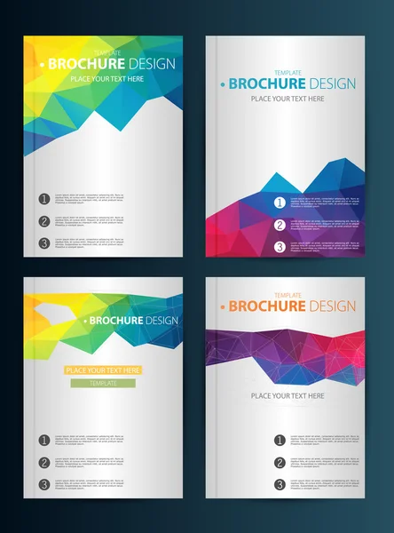 Modèle de conception de brochure — Image vectorielle