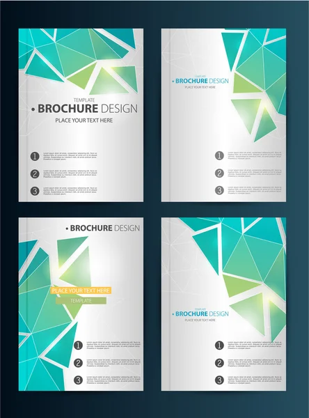 Brochure ontwerp sjabloon — Stockvector