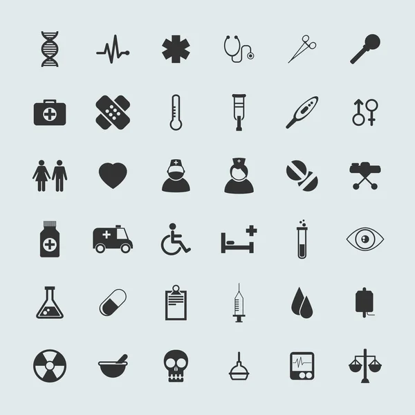 Medische Icons 36 Set — Stockvector