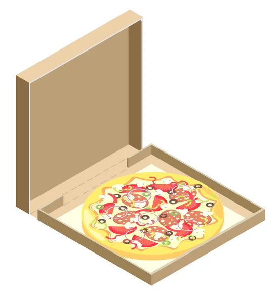 Ícone da pizza italiana —  Vetores de Stock