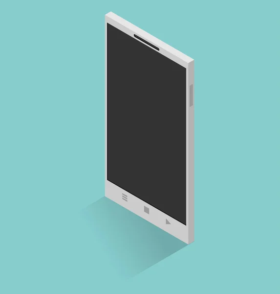 Izometrické ikony mobilního telefonu — Stockový vektor