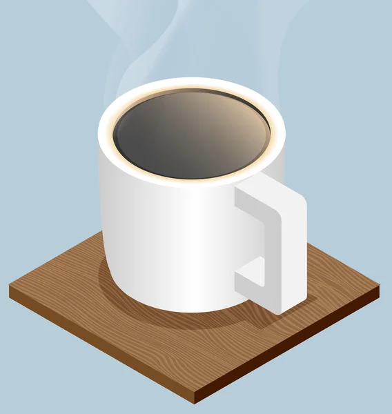 Kopp te eller kaffe — Stock vektor