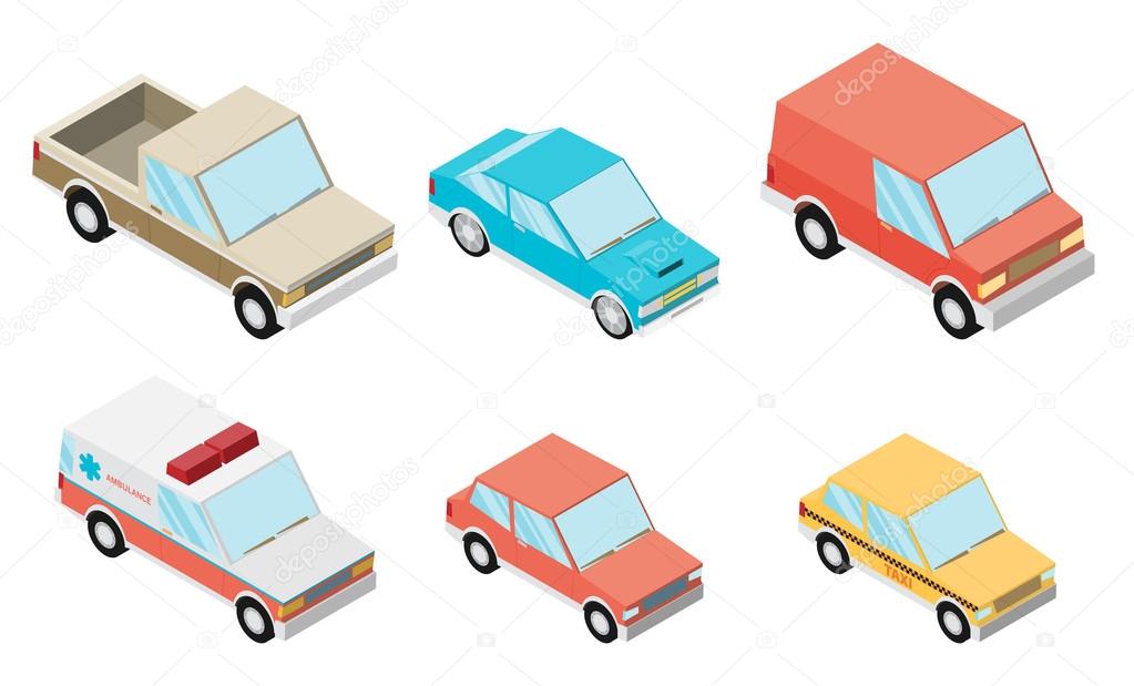 Isometric selection of vehicles
