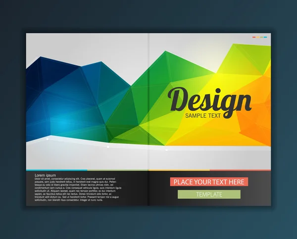 Brochure Flyer design template — Stock Vector