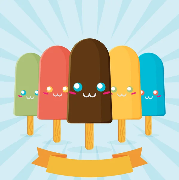 Ilustração de sorvete —  Vetores de Stock