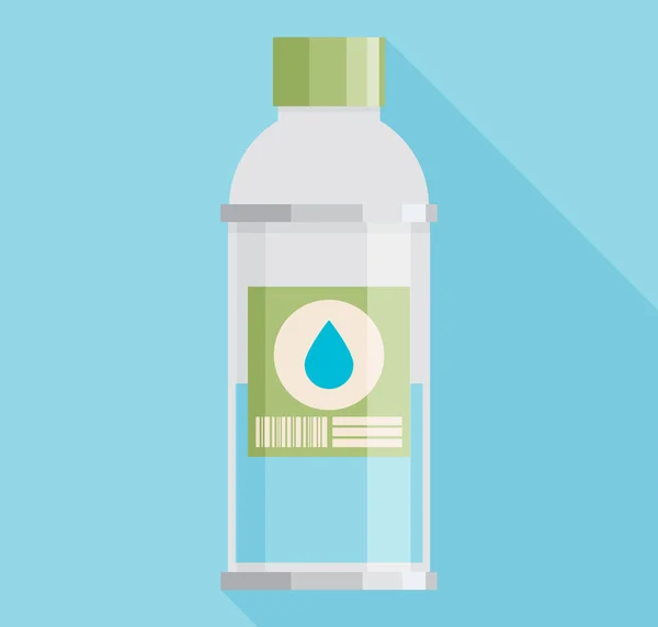 瓶水的插图 — 图库矢量图片