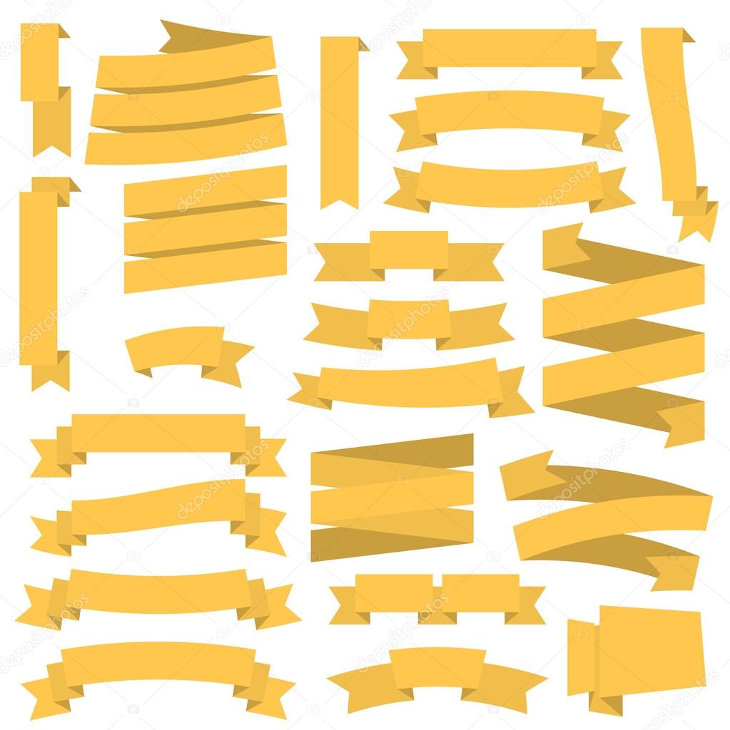 yellow Ribbons Set