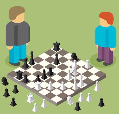 Satranç 3d oynayanlar