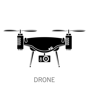 Quadcopter basit simgesi