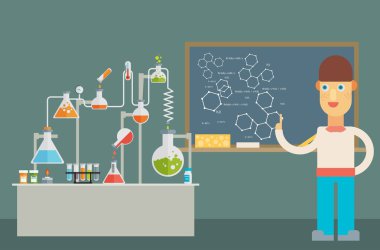 Laboratuvar kavramsal çizimi.