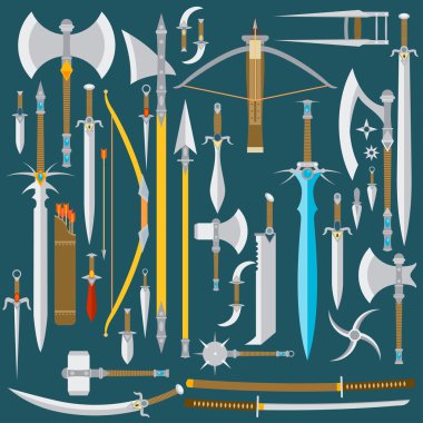 Ortaçağ soğuk silah kümesi