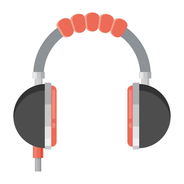 Ακουστικά εικονίδιο εικονογράφηση — Διανυσματικό Αρχείο