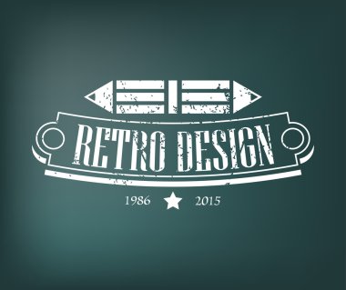 Retro vintage design
