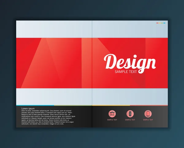Дизайн брошюры Флайер — стоковый вектор