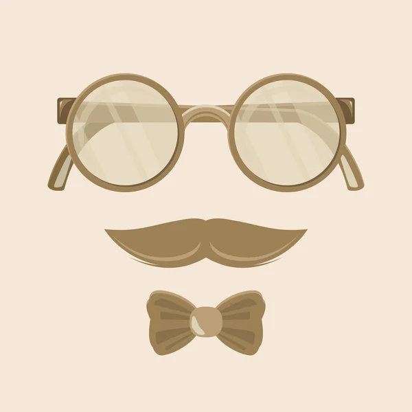 Óculos de sol Hipster Design — Vetor de Stock
