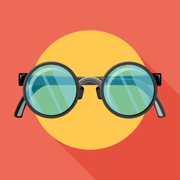 Ήλιος με γυαλιά-εικονίδιο — Διανυσματικό Αρχείο
