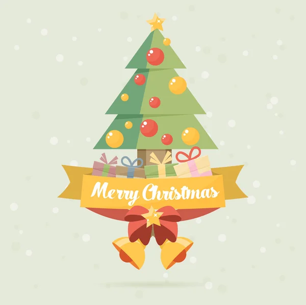 Красиві Різдвяна листівка — стоковий вектор