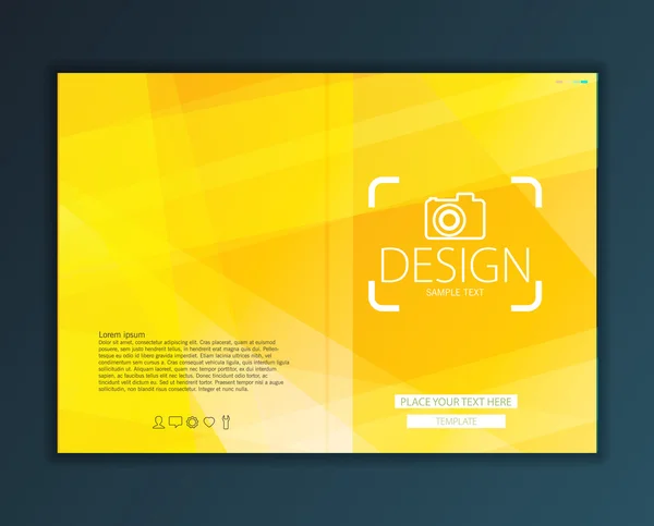 Moderne abstracte brochure — Stockvector