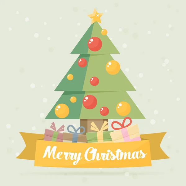Beautiful Christmas card — Stock Vector