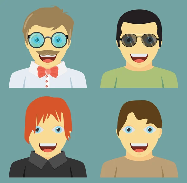 Conjunto de iconos de personas — Vector de stock