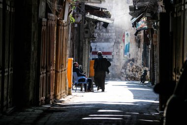 2020 'de IŞİD yenildikten sonra Suriye' nin kuzeyindeki Halep kenti