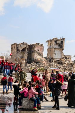 Kasım 2020 'de IŞİD' in yenilgisinden sonra Suriye 'nin kuzeyinde Halep